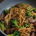 Beef and Broccoli Noodle Stir-Fry