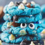 Blue Monster Mash Cookies