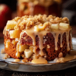 Caramel Apple Crumb Cake