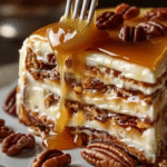 Caramel Pecan Icebox Cake