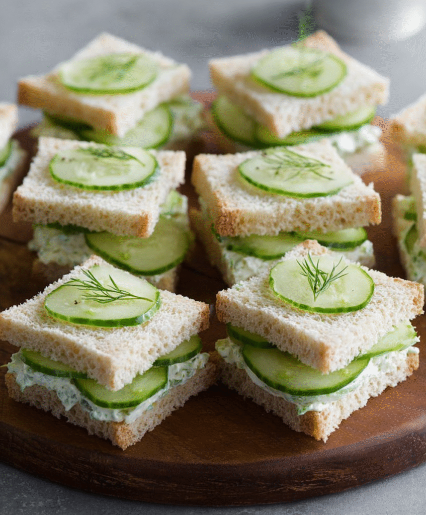 Classic Cucumber Tea Sandwiches