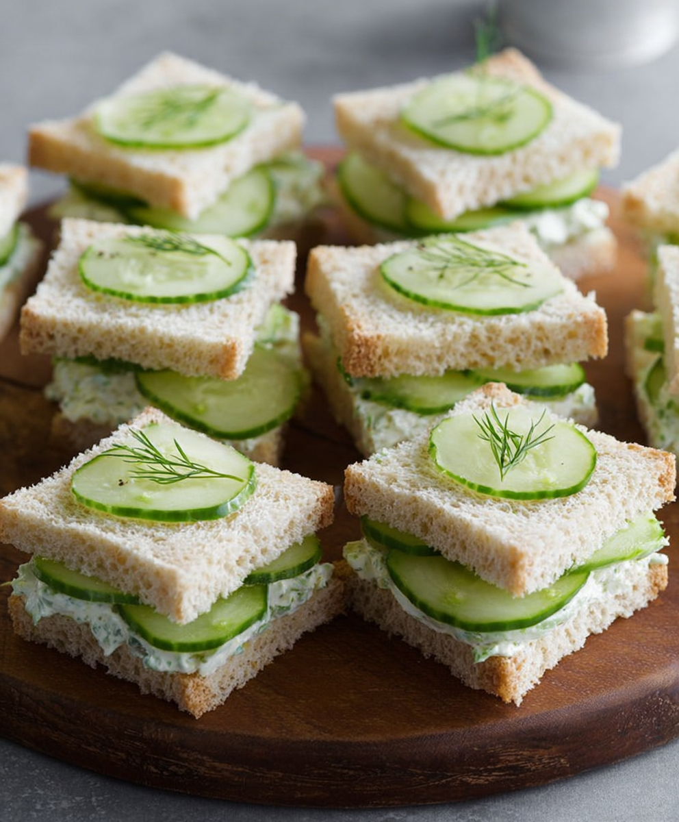 Classic Cucumber Tea Sandwiches