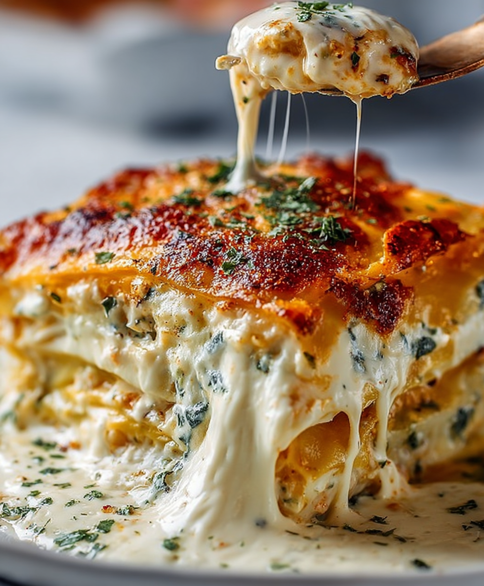 Creamy Spicy Chicken Lasagna