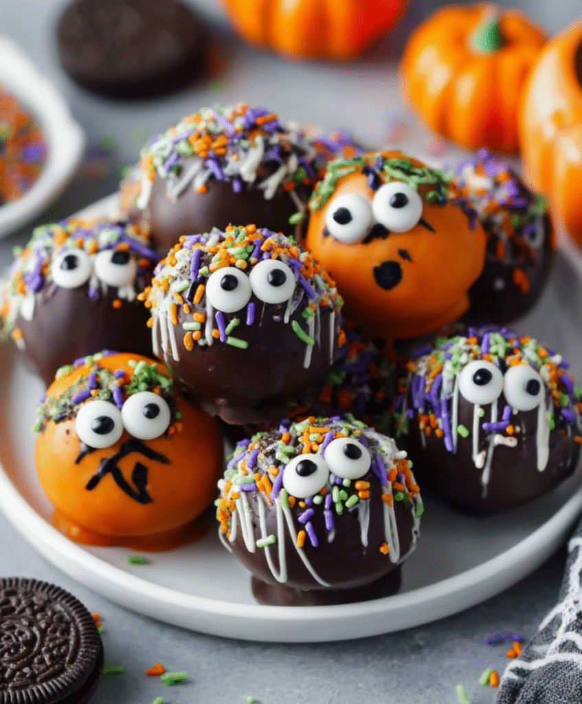 Easy Halloween Oreo Truffles