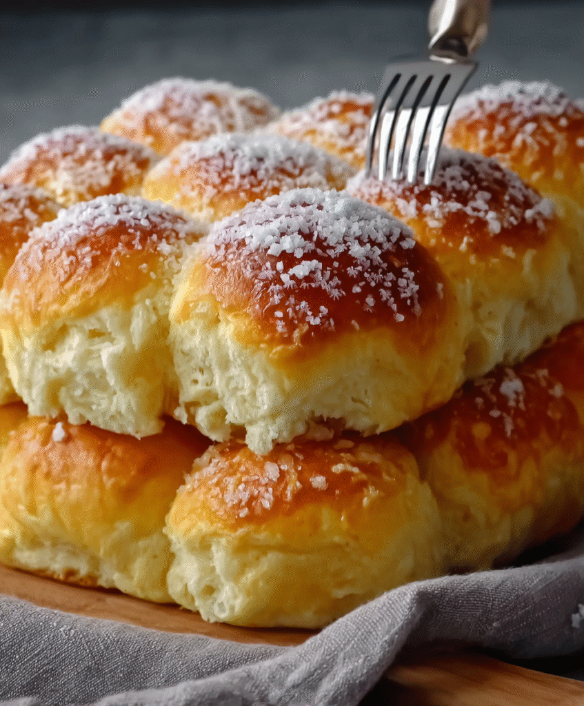 Fluffy Brioche Sugar Buns