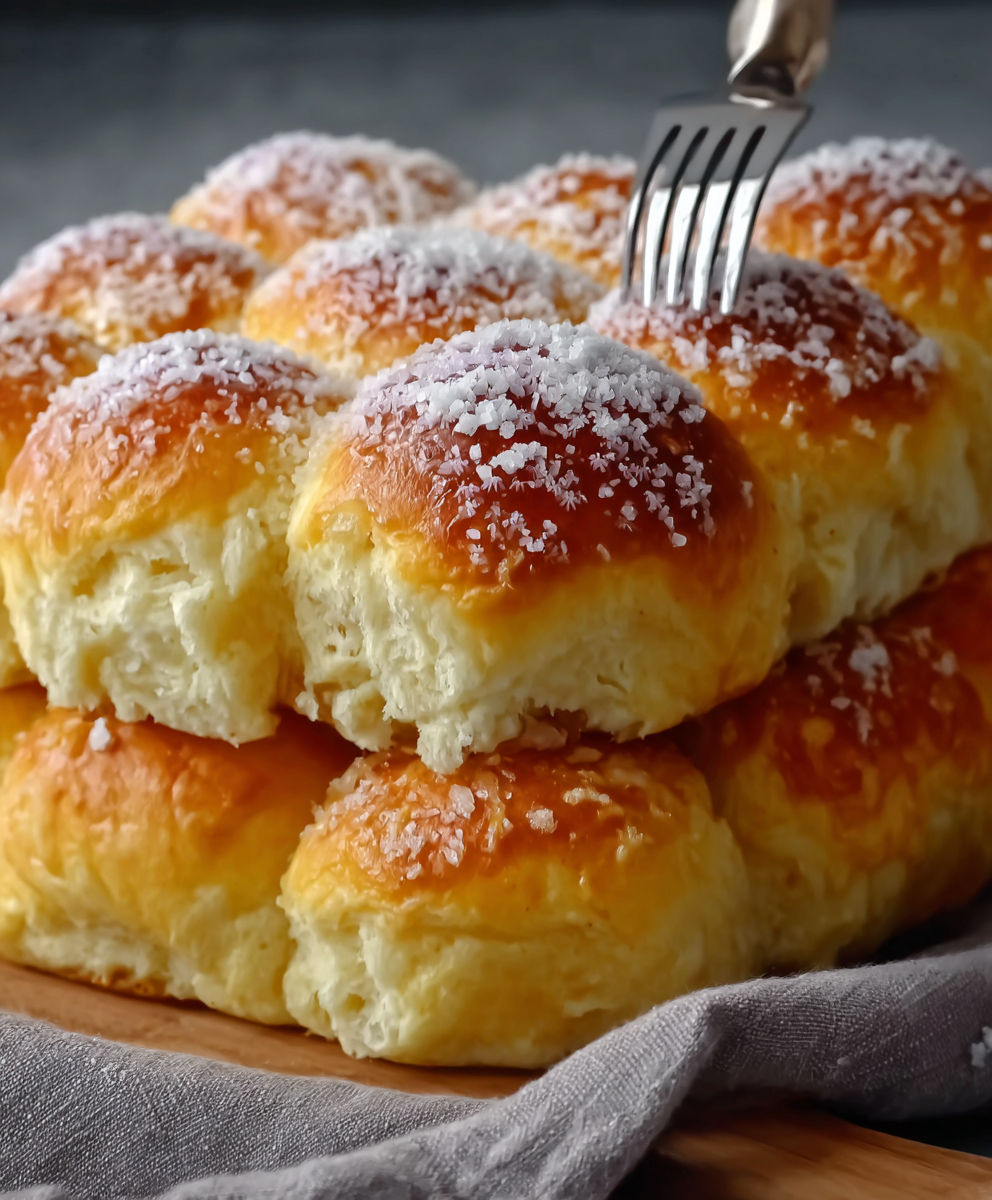 Fluffy Brioche Sugar Buns