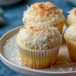 Fluffy Coconut Cream Cupcakes