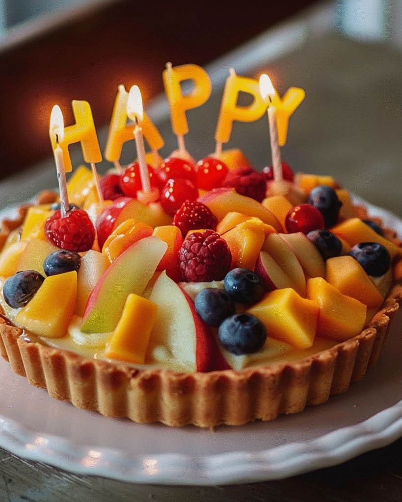 Fresh Fruit Custard Tart