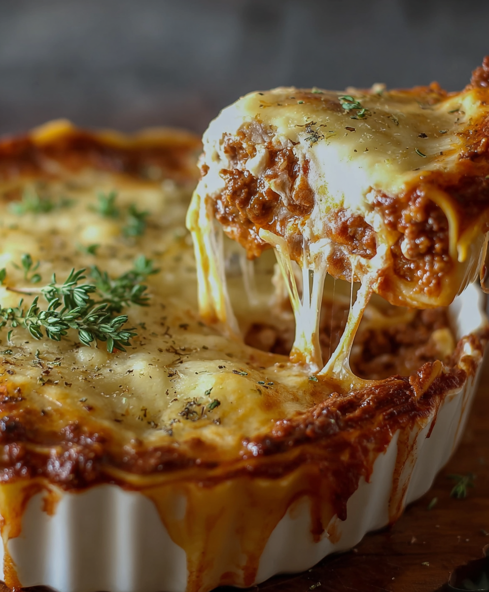 Golden Lasagna Pie