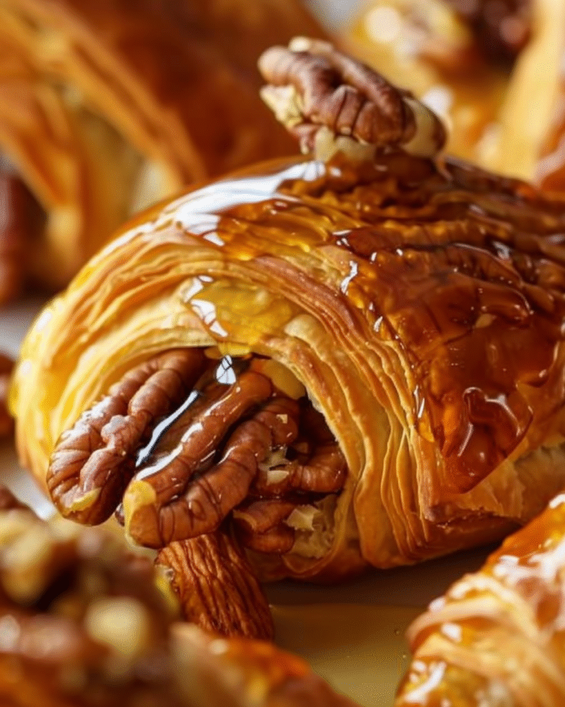 Honey Pecan Croissants