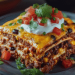 Mexican Beef Enchilada Lasagna