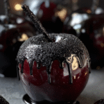 Midnight Black Candy Apples