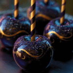Midnight Glamour Candy Apples