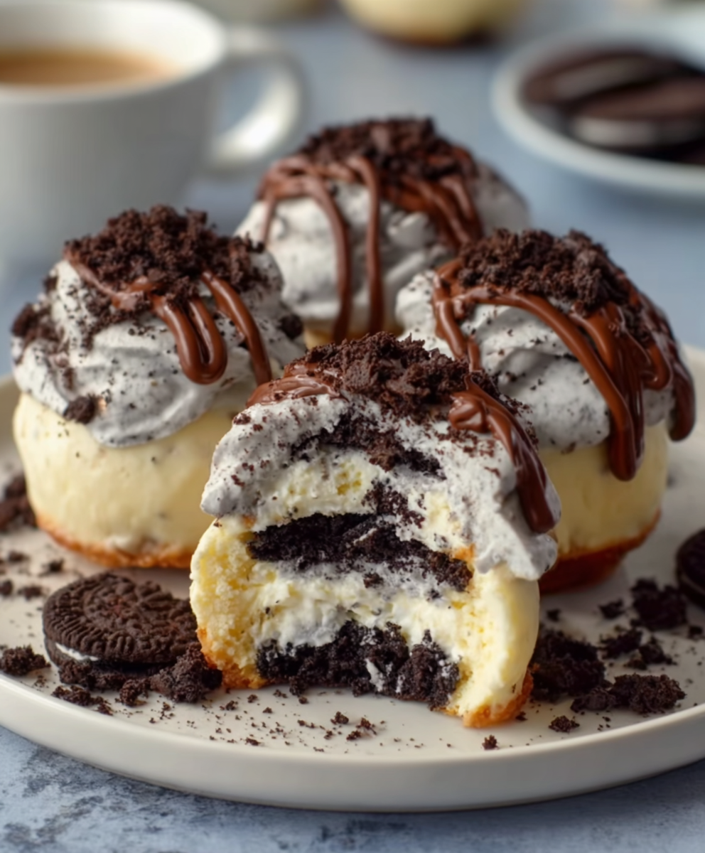 Mini Cookies & Cream Cheesecake Bombs