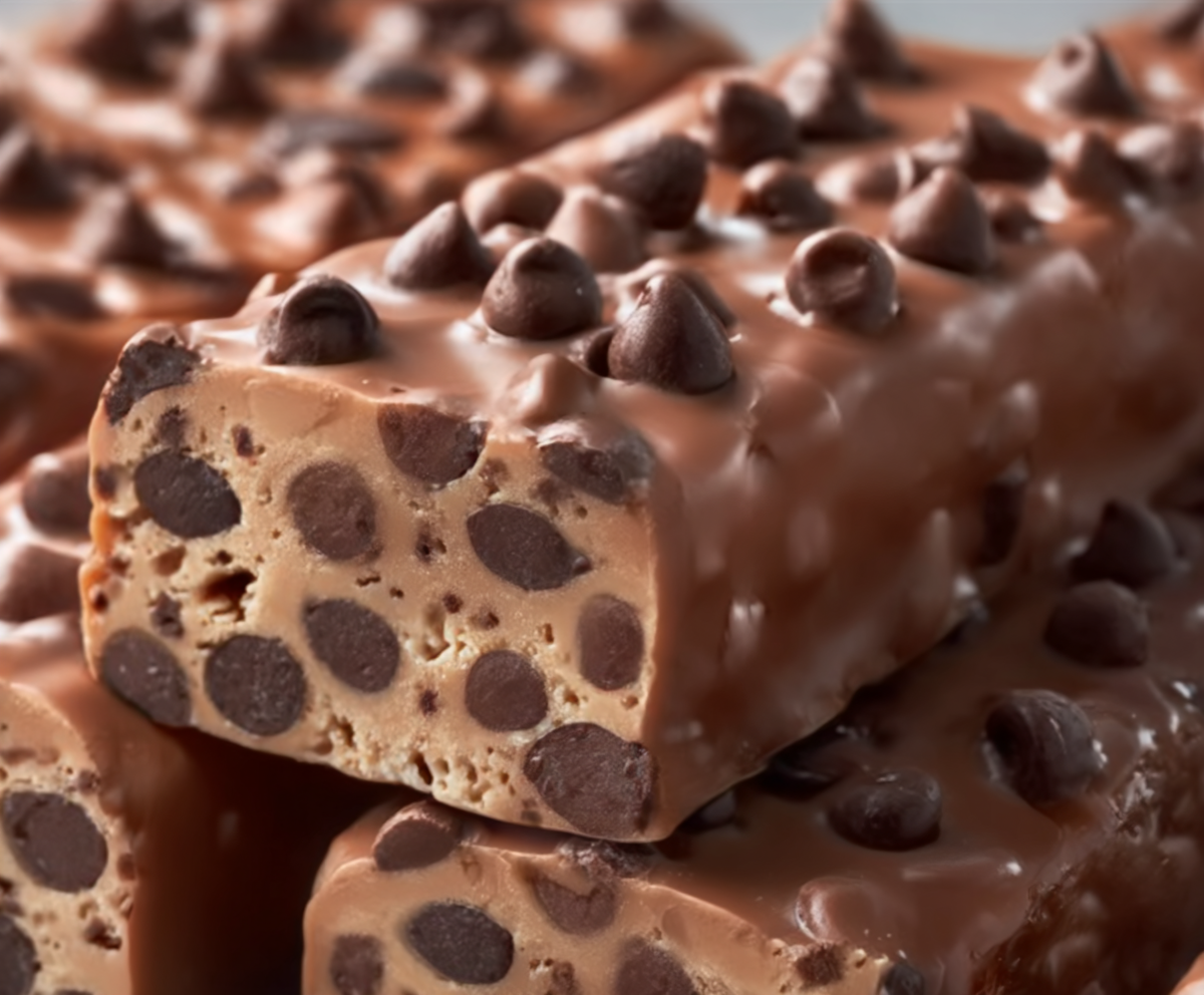 No-Bake Chocolate Chip Cookie Dough Bars