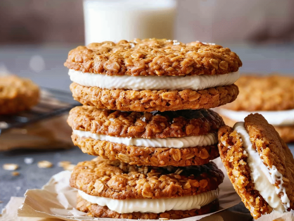Oatmeal Cream Pie Sandwich Cookies