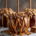 Snickers Explosion Caramel Apples