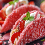 Strawberry Shortcake Dessert Tacos