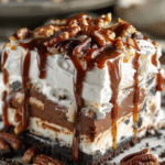 Turtle Icebox Layer Dessert