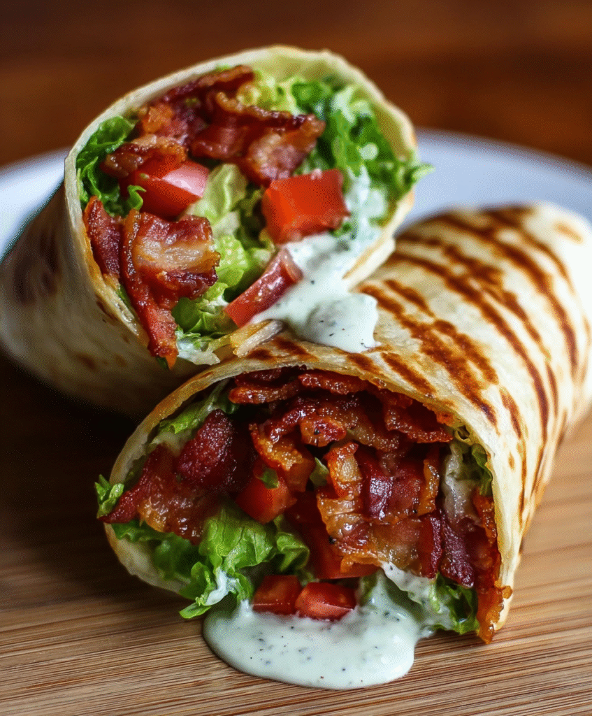 Best BLT Wraps with Secret Sauce
