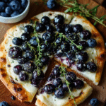 Blueberry Brie & Thyme Flatbread