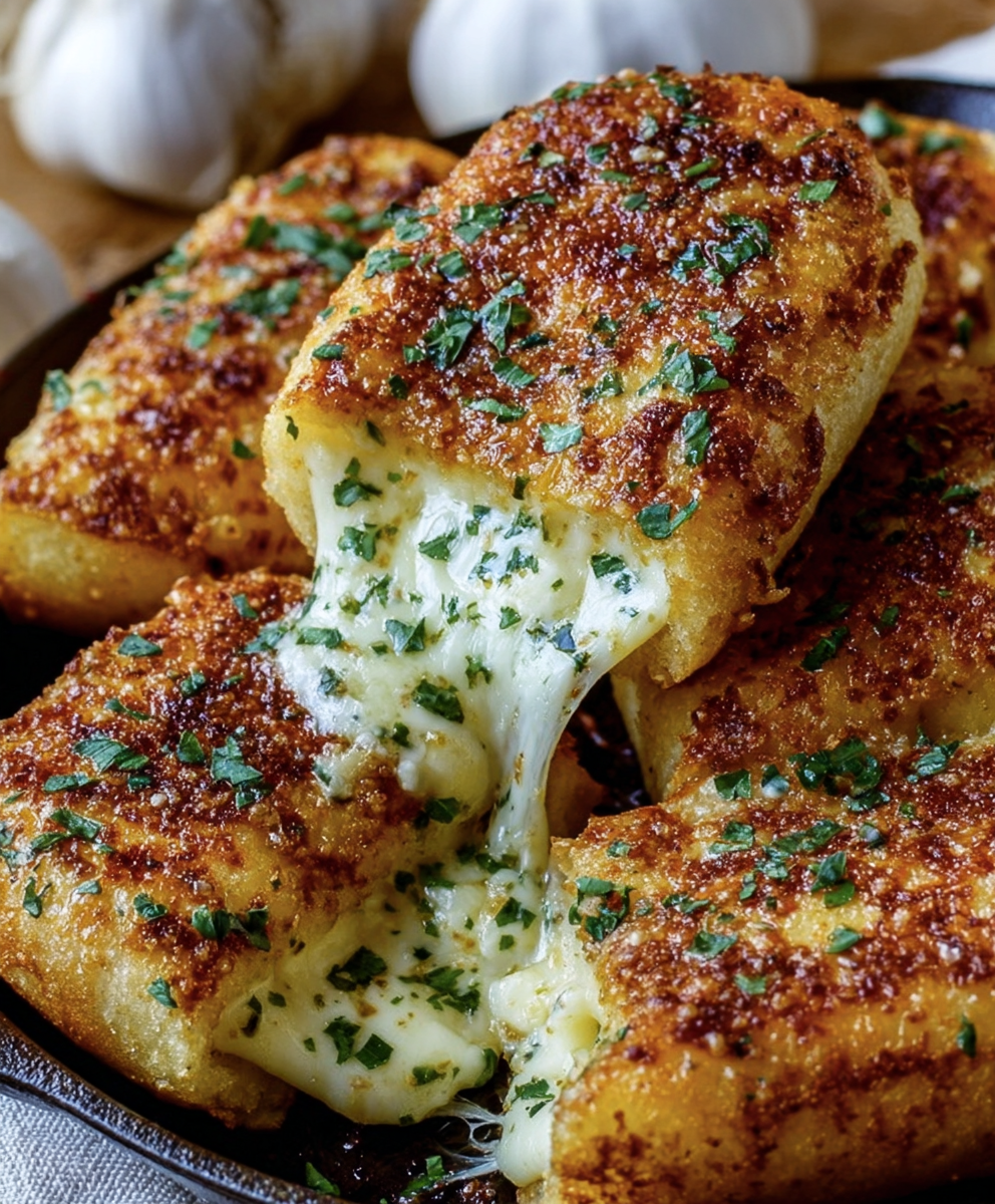 Cheesy Garlic Butter Rollups