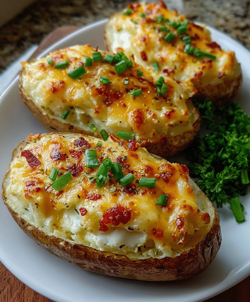 Cheesy Twice-Baked Potatoes