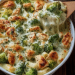 Chicken & Broccoli Baked Alfredo