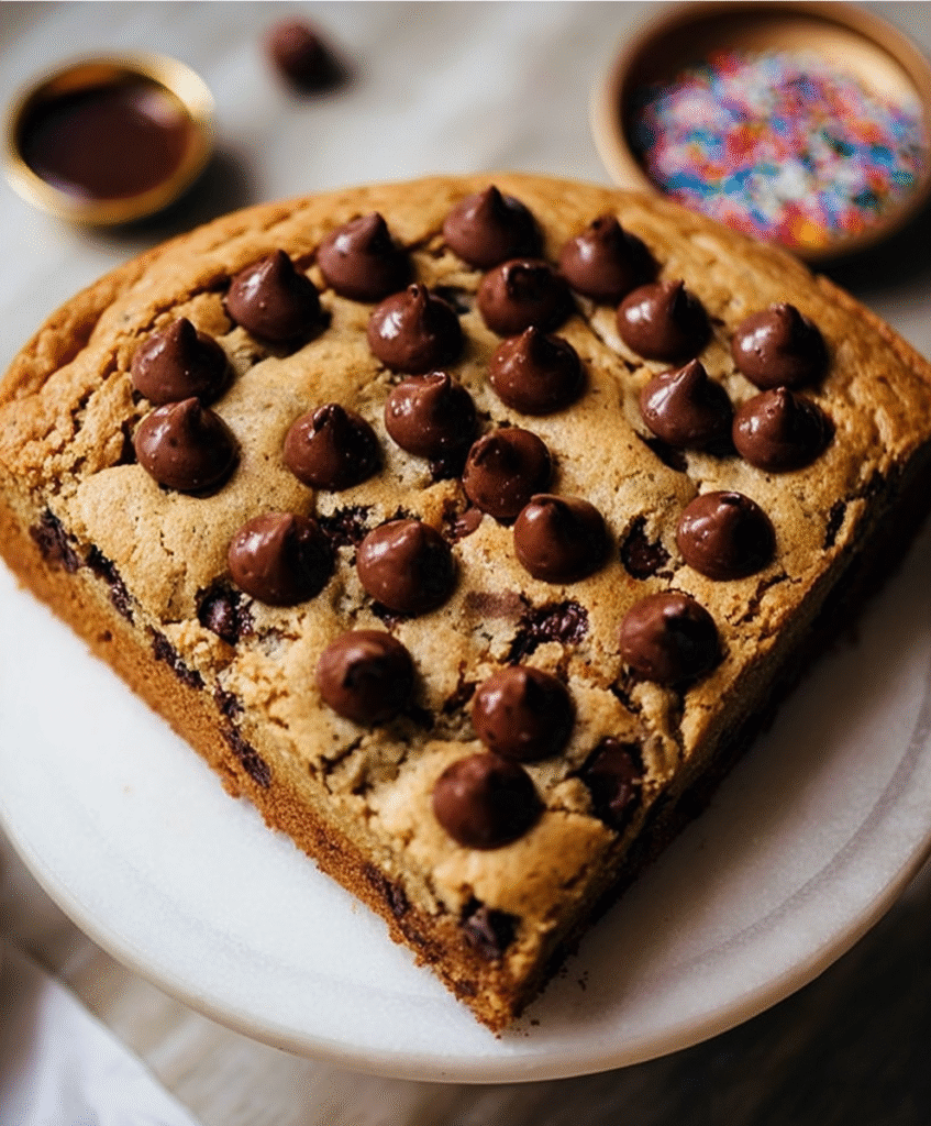 Chocolate Chip Cookie Cake