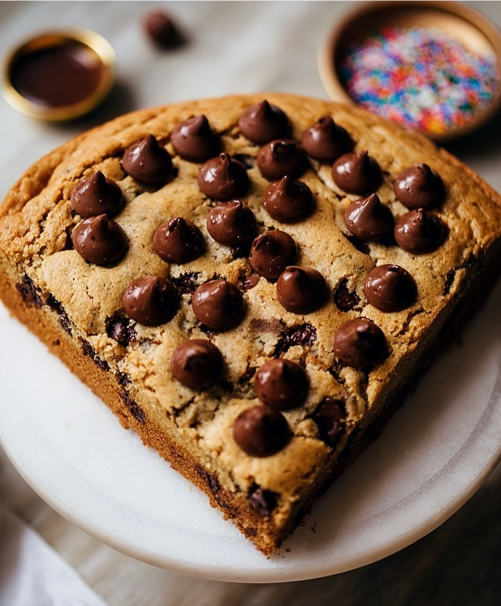 Chocolate Chip Cookie Cake