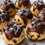Chocolate Chip Cookie Dough Brownie Bites