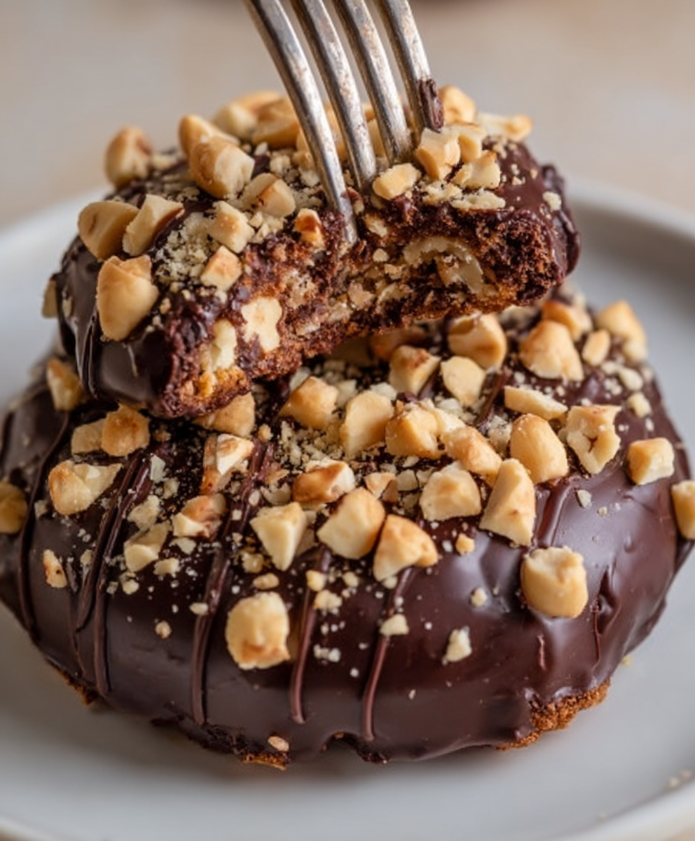 Chocolate Hazelnut Crunch Cookies