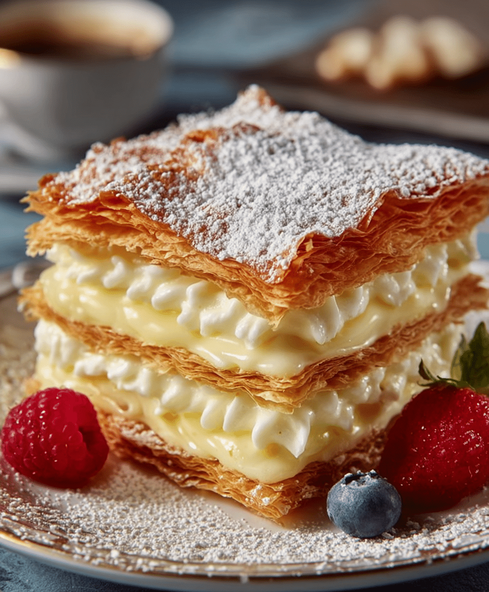 Classic Vanilla Custard Napoleon