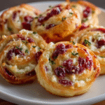 Cranberry Cream Cheese Pinwheels