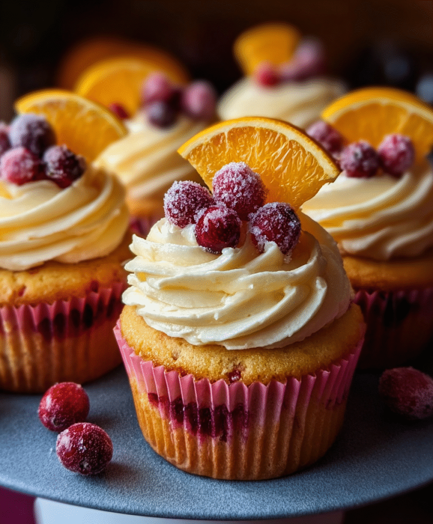 Cranberry Orange Cupcakes