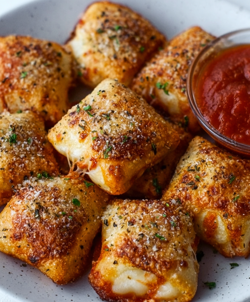Crispy Air Fryer Pizza Rolls