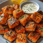 Crispy Bang Bang Salmon Bites