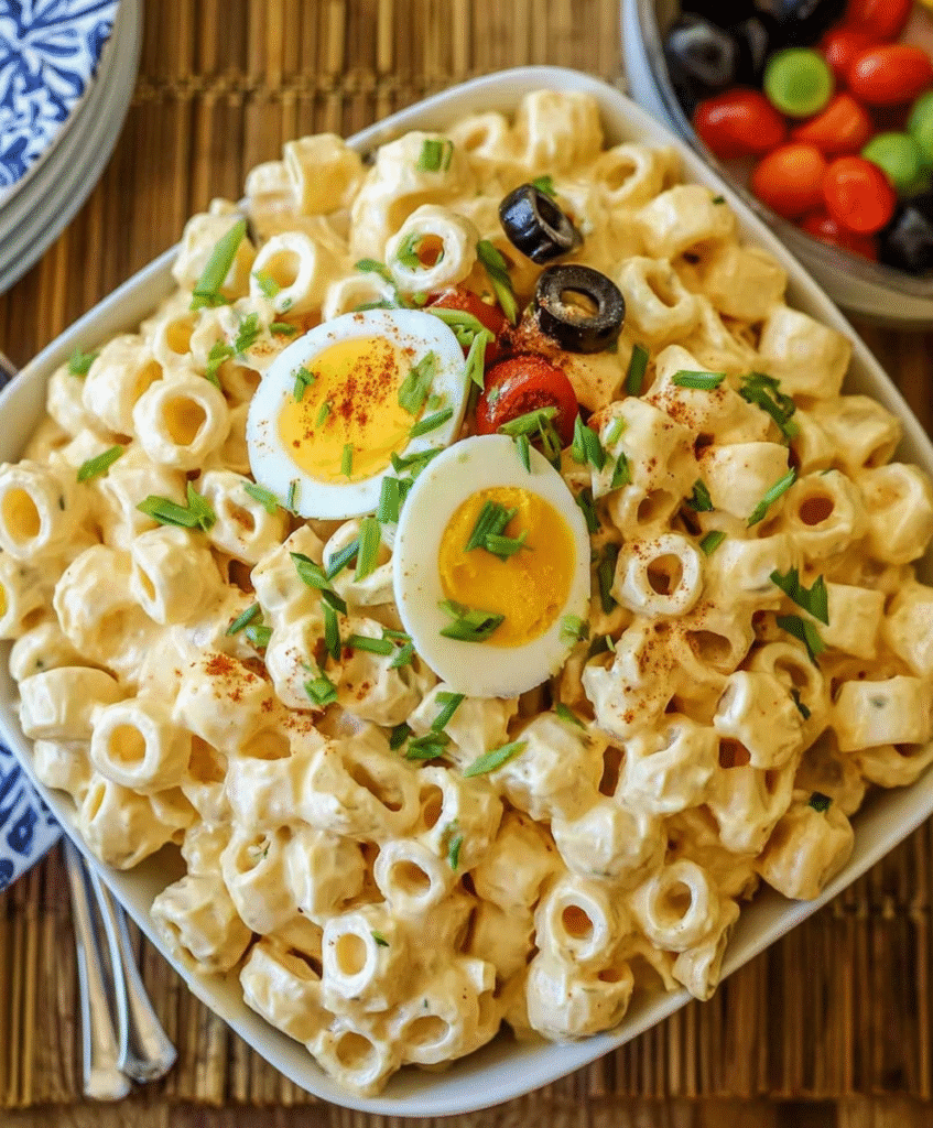 Deviled Egg Pasta Salad