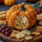 Festive Pumpkin Cheese Ball