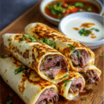 French Dip Tortilla Roll-Ups
