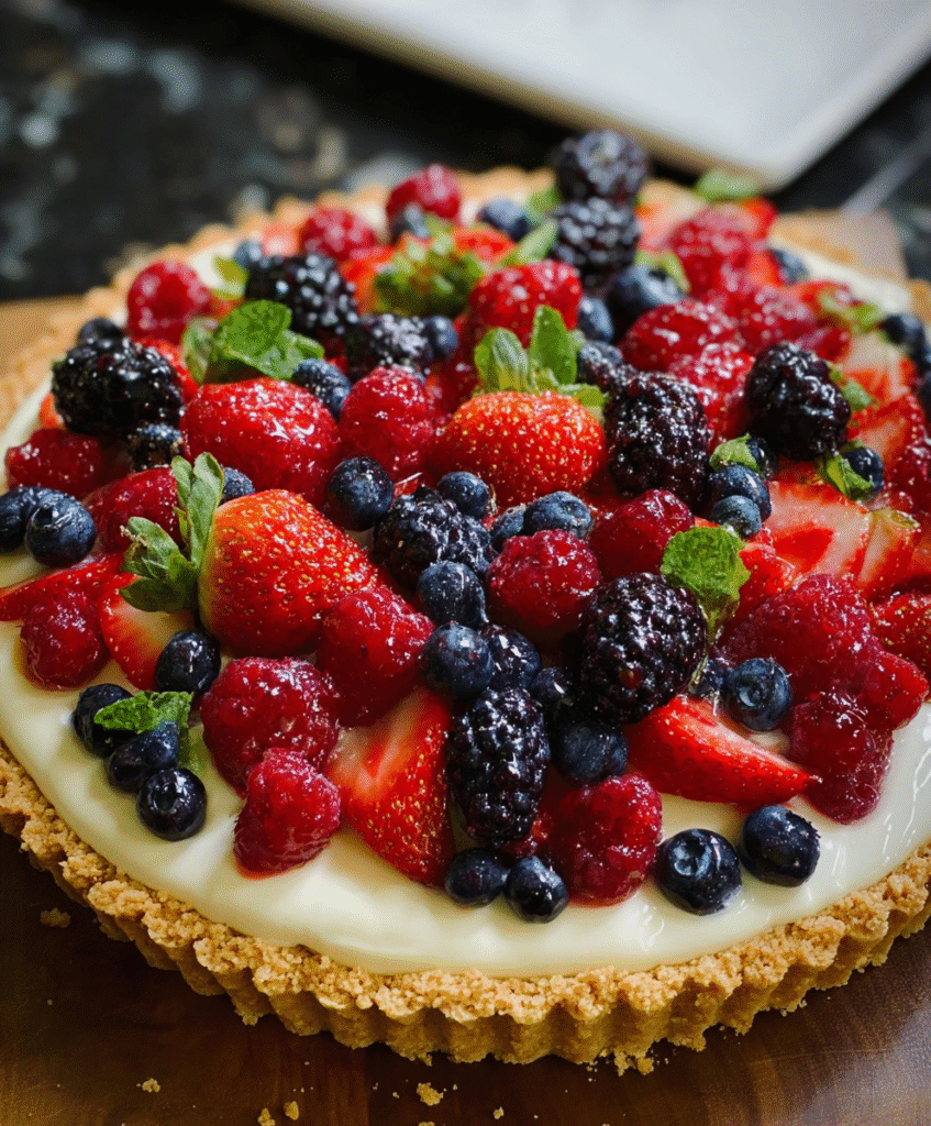 Fresh Berry Cream Tart