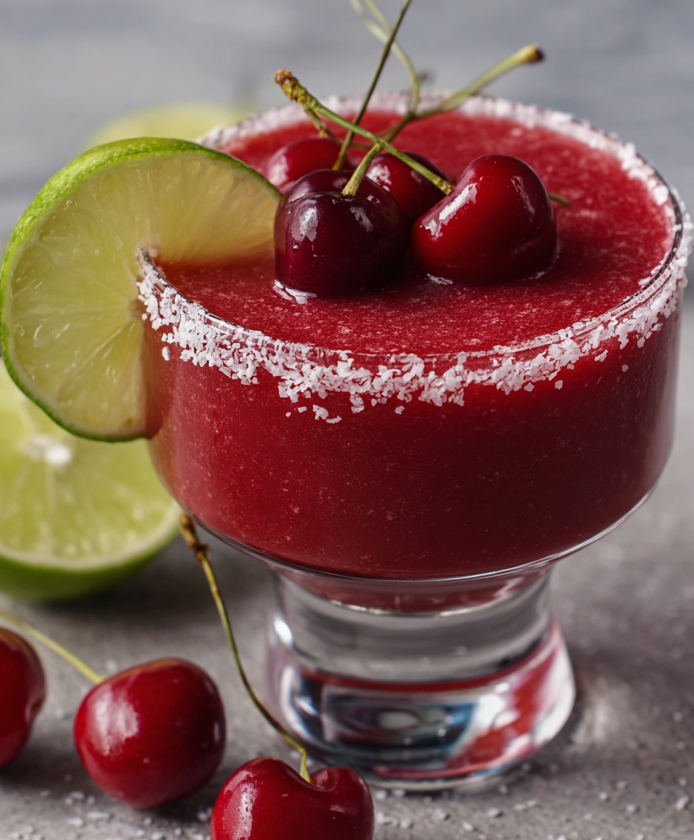 Frozen Cherry Lime Margarita