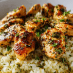 Garlic Butter Chicken & Rice (One-Pan Creamy Dinner)