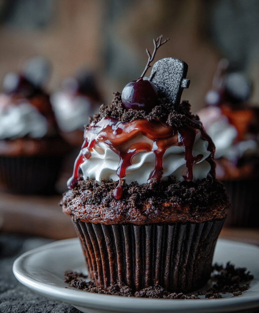 Haunted Grave Cupcakes