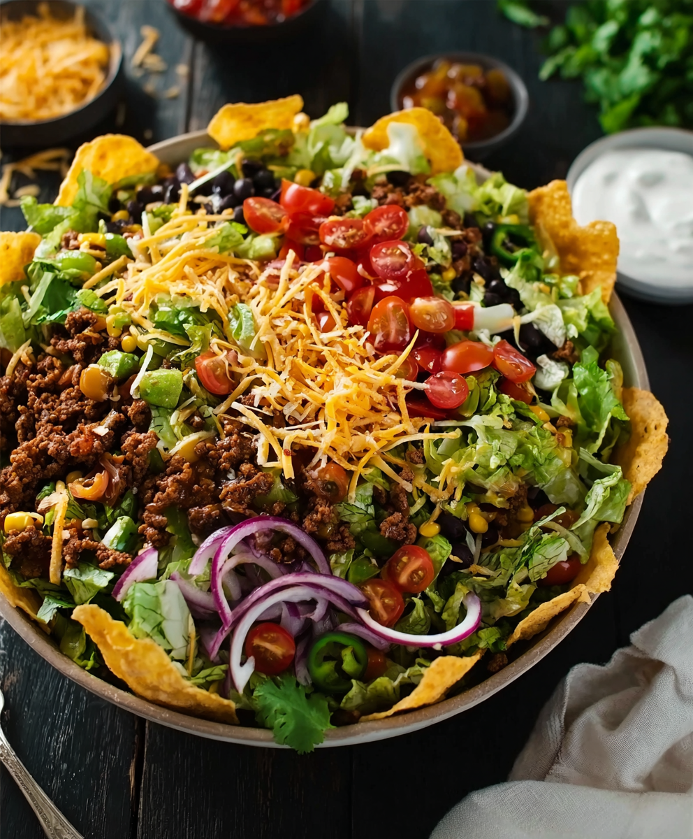 Loaded Fiesta Taco Salad