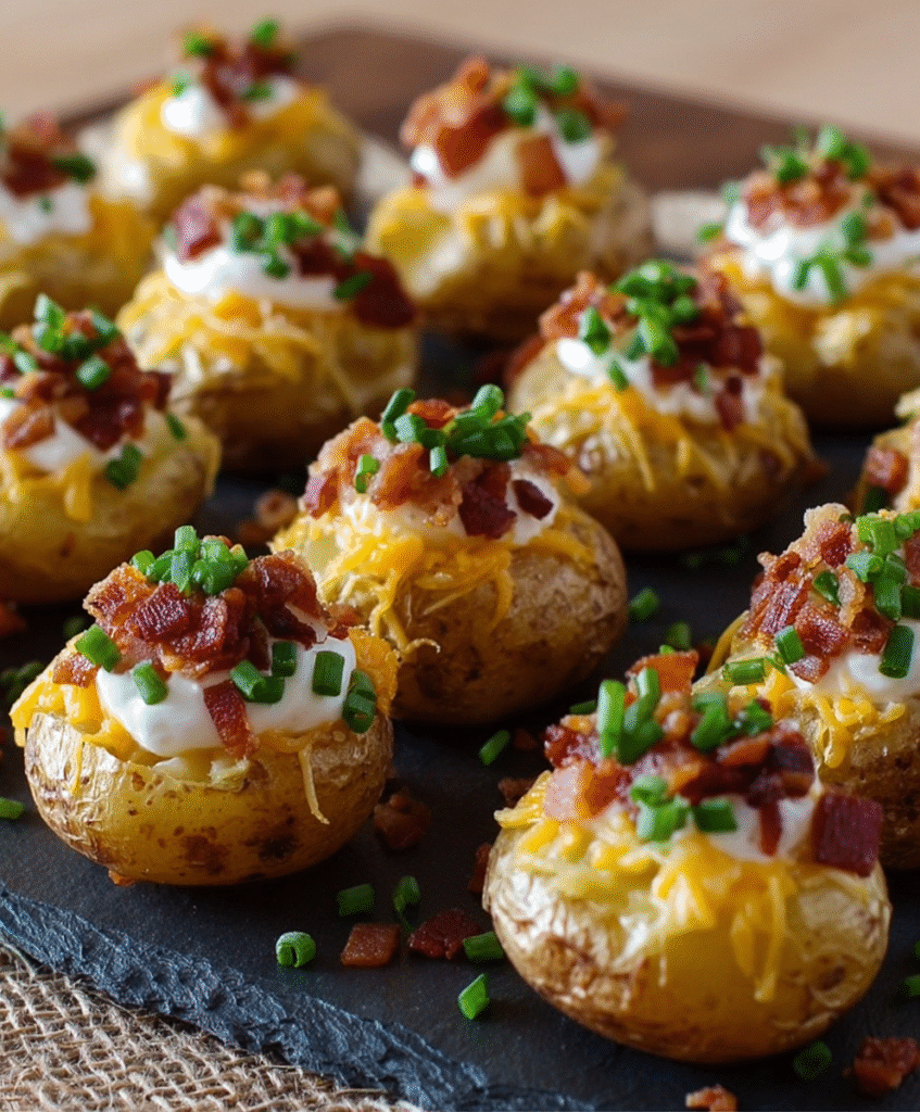 Loaded Mini Potato Bites