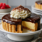 No-Bake Boston Cream Pie Tart