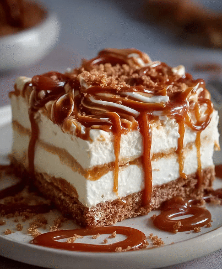 No-Bake Caramel Cream Delight