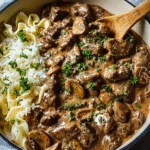 Old-Fashioned Beef Stroganoff