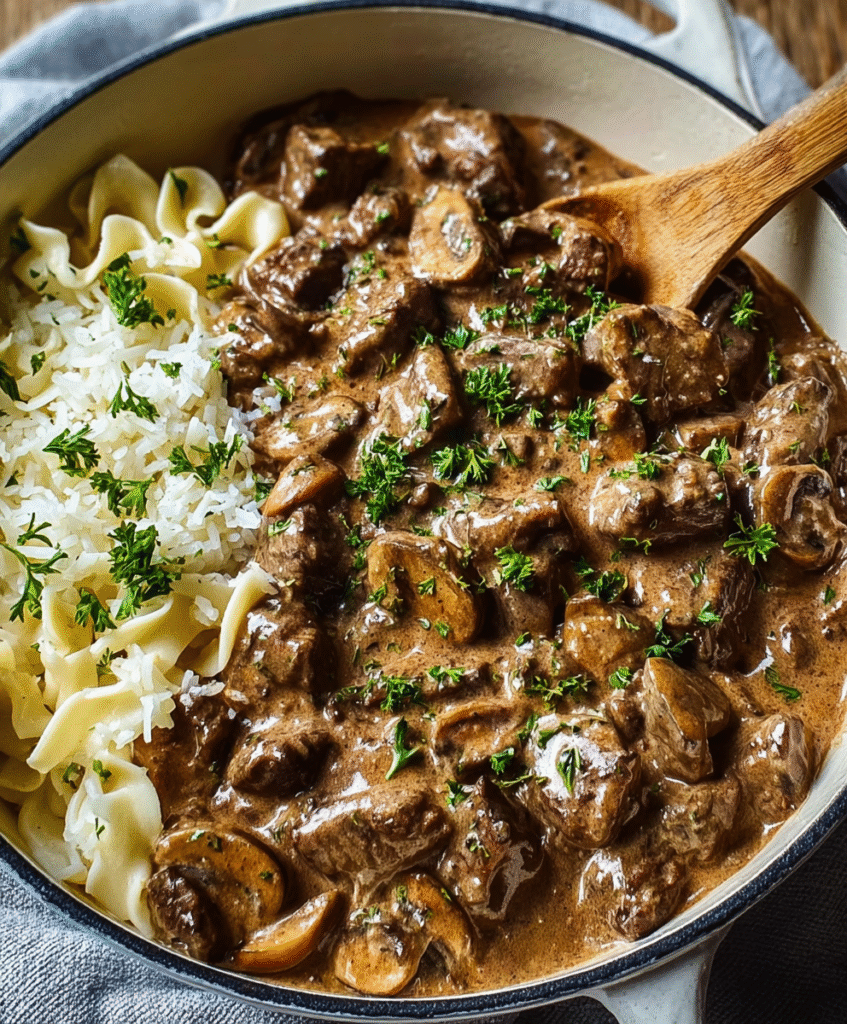 Old-Fashioned Beef Stroganoff